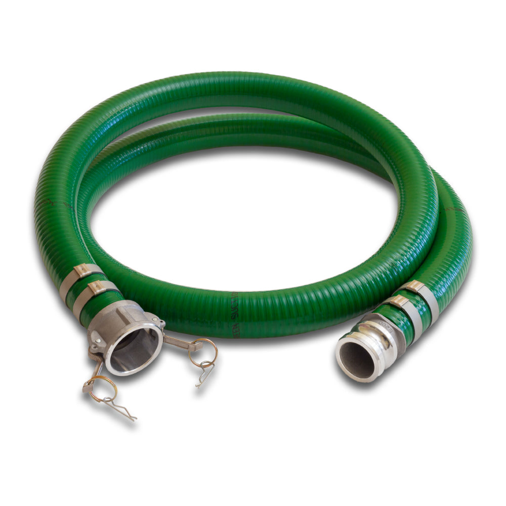 Green PVC Suction Hose 125 PSI Discharge Hose