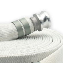 2-1/2" Medium Duty Single Jacket Discharge Hose Camlock Fittings White