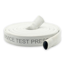 1" Medium Duty Single Jacket Discharge Hose Uncoupled White