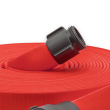 2" Medium Duty Single Jacket Fire Hose Threaded Fittings Red