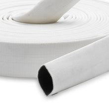 2" Medium Duty Single Jacket Fire Hose Uncoupled White