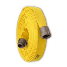 2" Medium Duty Single Jacket Fire Hose Threaded Fittings Yellow