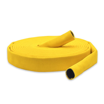 2-1/2" Super Duty Double Jacket Fire Hose Uncoupled Yellow