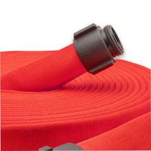 2" Super Duty Double Jacket Fire Hose Threaded Fittings Red