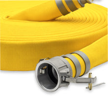 2-1/2" Super Duty Double Jacket Fire Hose Camlock Fittings Yellow