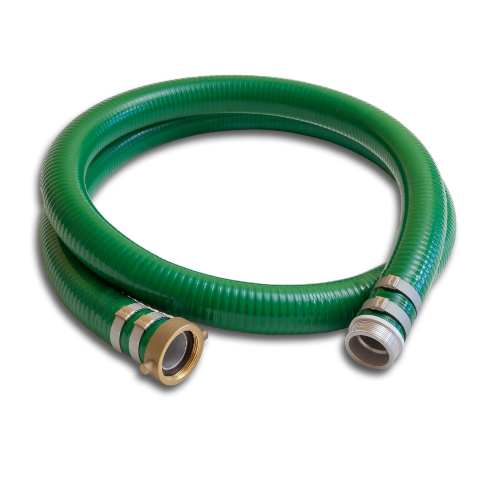 Green PVC Suction Hose 125 PSI Discharge Hose