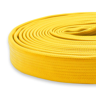 5" Super Duty Rubber Fire Hose Camlock Fittings Yellow