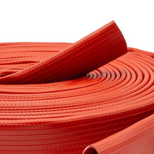 5" Super Duty Rubber Fire Hose Uncoupled Red