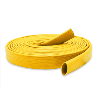 5" Super Duty Rubber Fire Hose Uncoupled Yellow