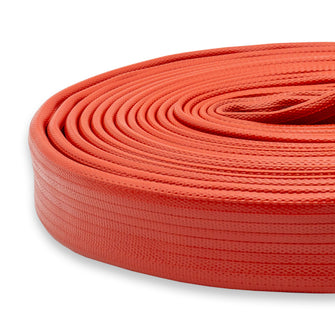 5" Super Duty Rubber Fire Hose Uncoupled Red