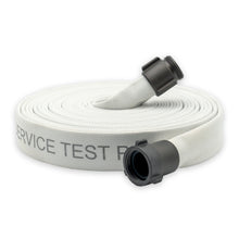 1" Medium Duty Single Jacket Discharge Hose Threaded Fittings White